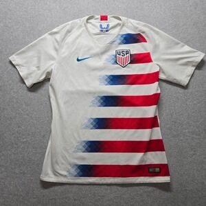 Nike USMNT 2018 Home Jersey Men Large USA Soccer National Team White 918987-100